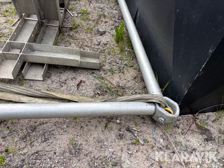 Lyftok i aluminium med båtstöd