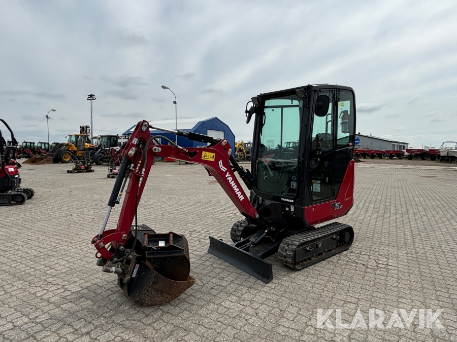 Grävmaskin Yanmar SV15VT med 3st skopor