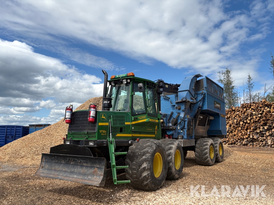 Skotare John Deere 1710D Eco III med flishugg
