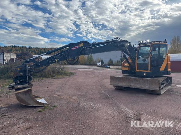 Grävmaskin Hyundai HX145ACR med skopa