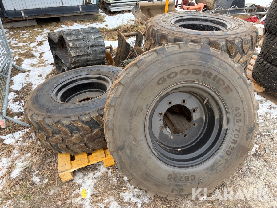 Hjul till Hjullastare Goodride/Advance 405/70R20 4 st