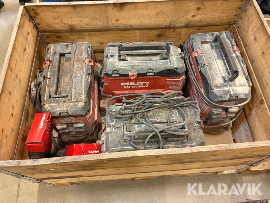 Dammsugare 4 st Hilti VC 20M-X