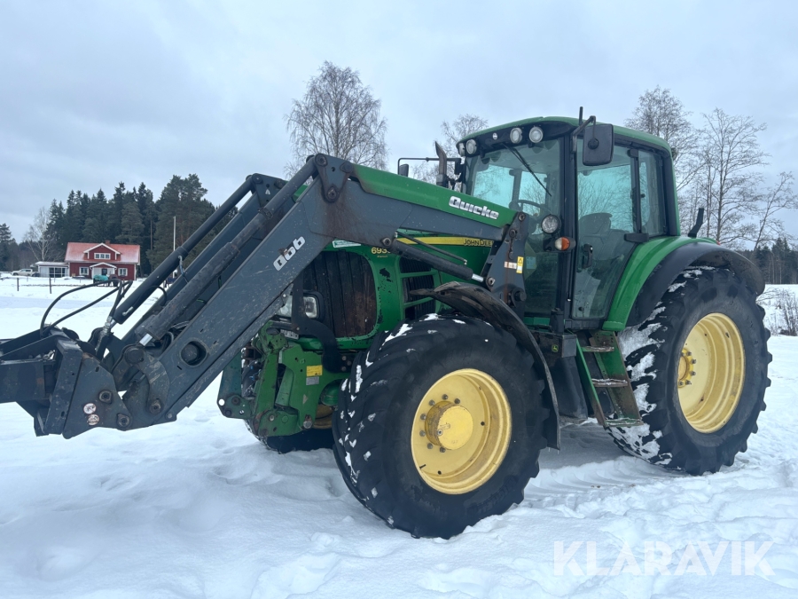 Traktor John Deere 6930 Premium 4WD med frontlastare och frontlyft