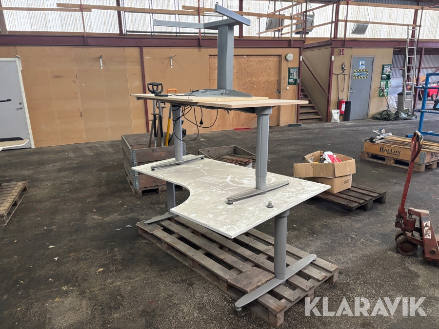 Skrivbord Höj & Sänkbart - 3st