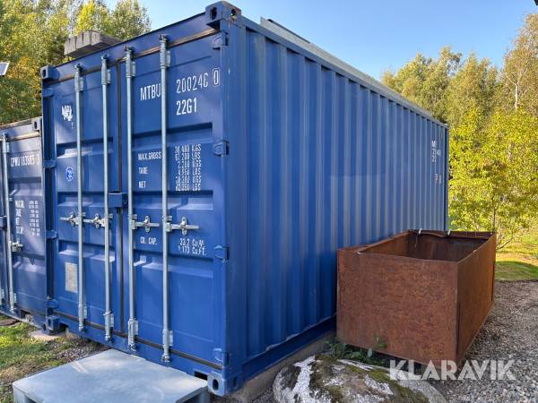 Container 20 fot SPIC SMGF-20 med inredning och material