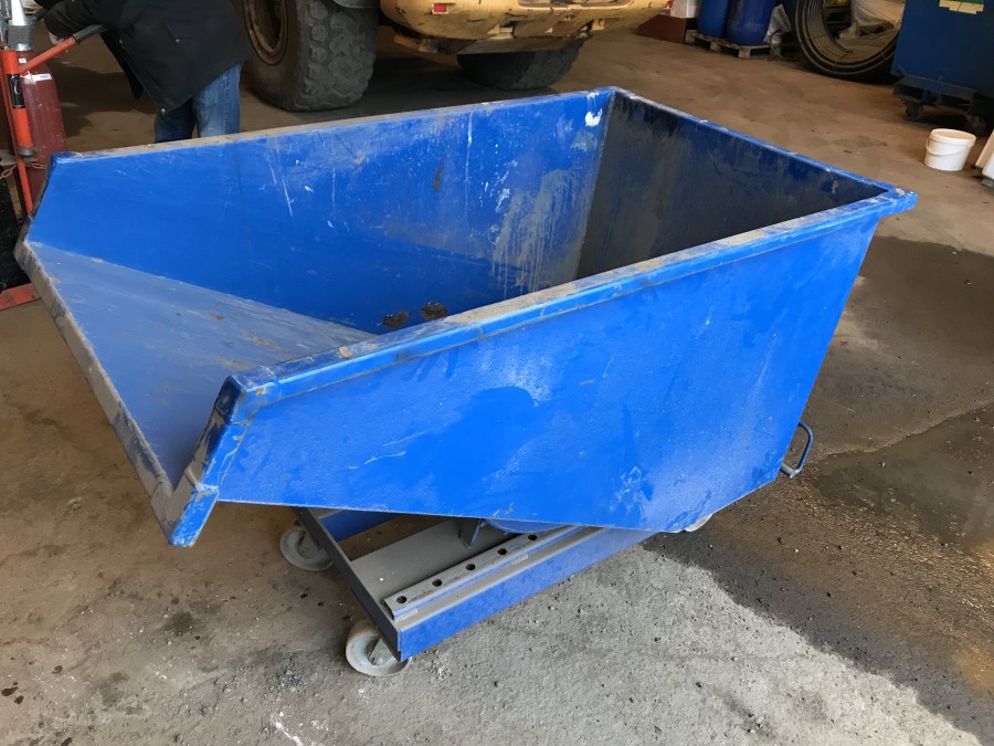 Tippcontainer på hjul