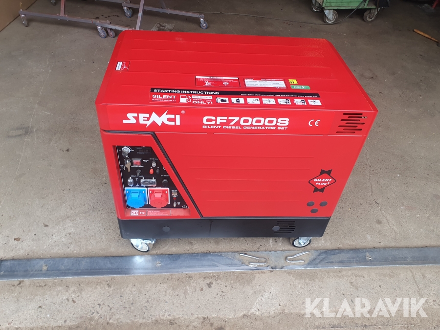 Generator Elverk 3 fas Senci 7,0 kW