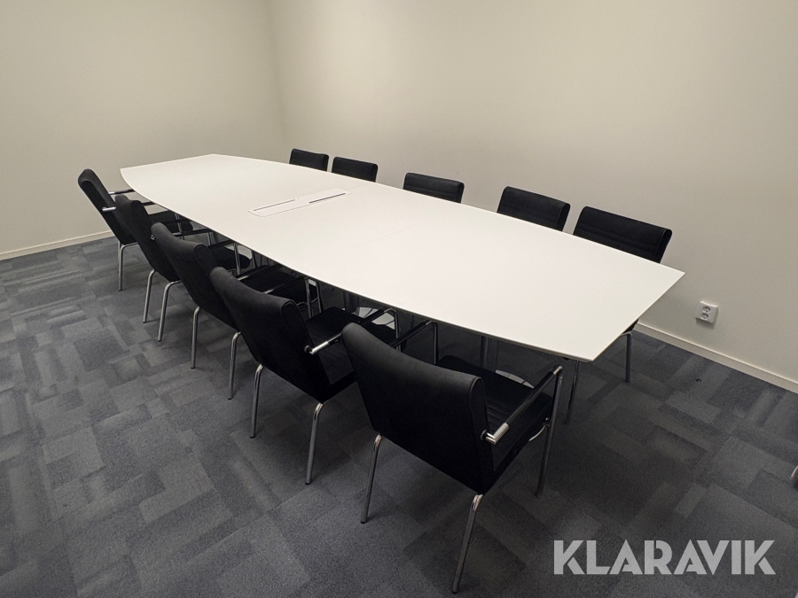 Konferensbord med 10 stolar
