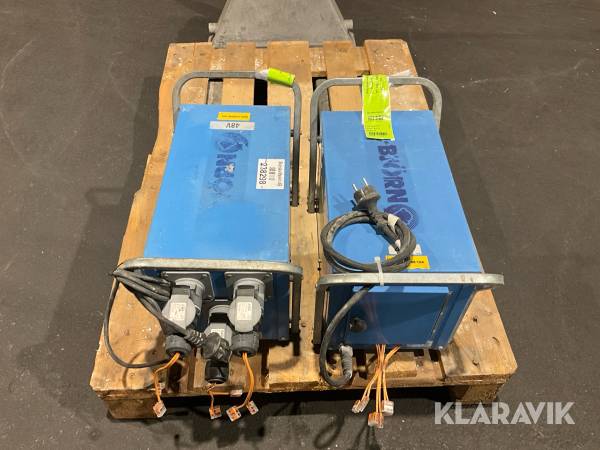 Belysningstransformator El Björn BT 348 1,44 kVA 2 st