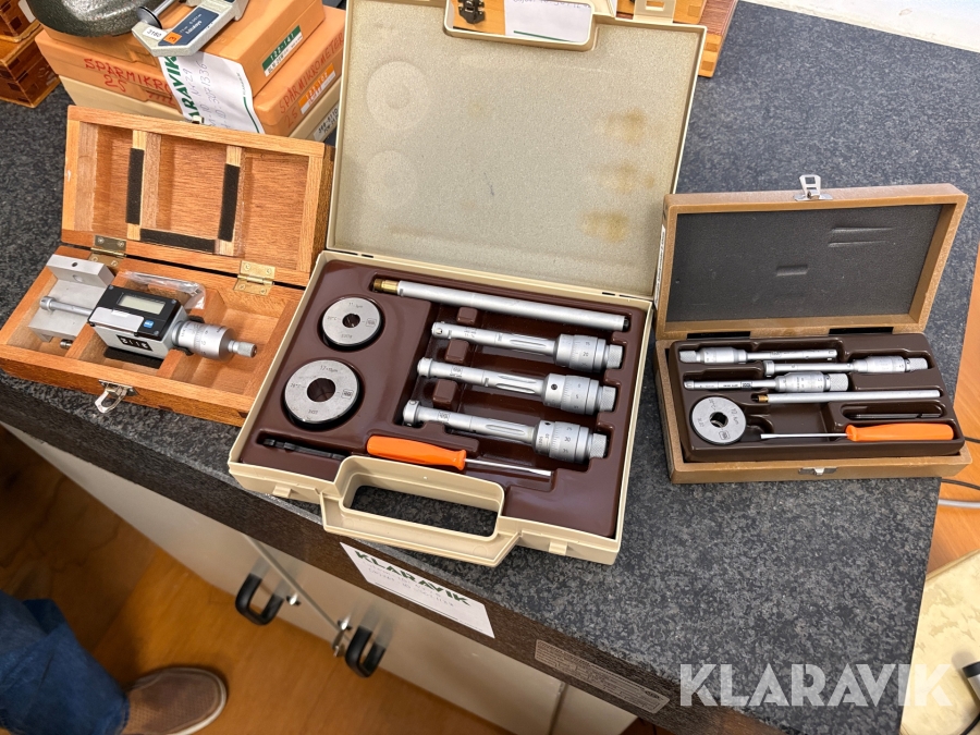 Trepunktshålmikrometer Tesa