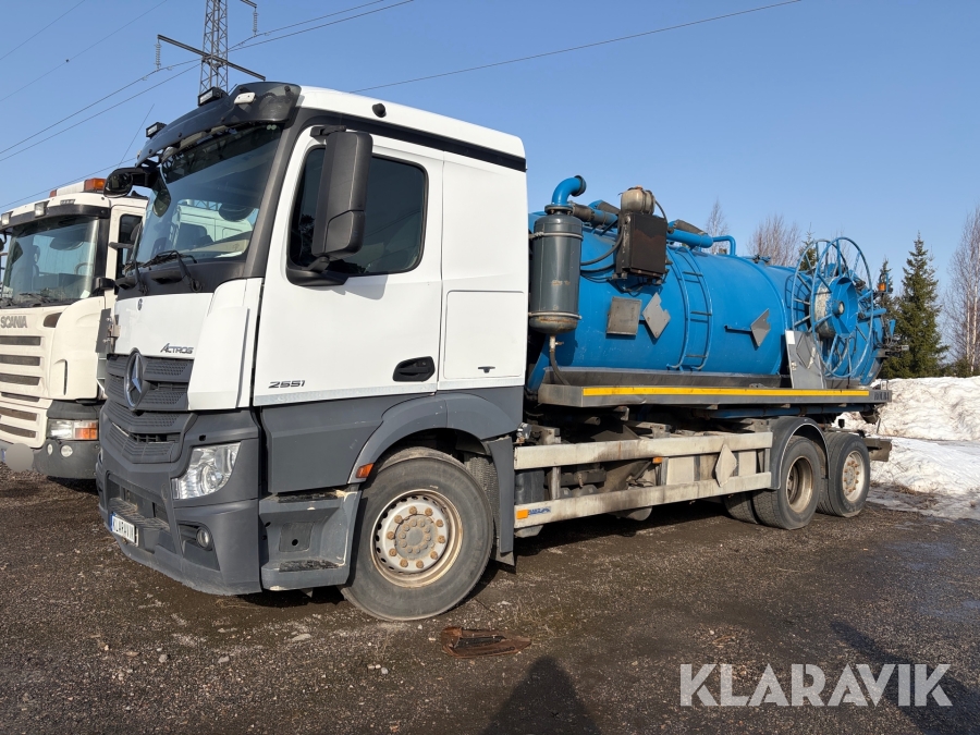 Slamsugarbil/spolbil Mercedes-Benz Arocs 12.8 Powershift 3 510hk ADR