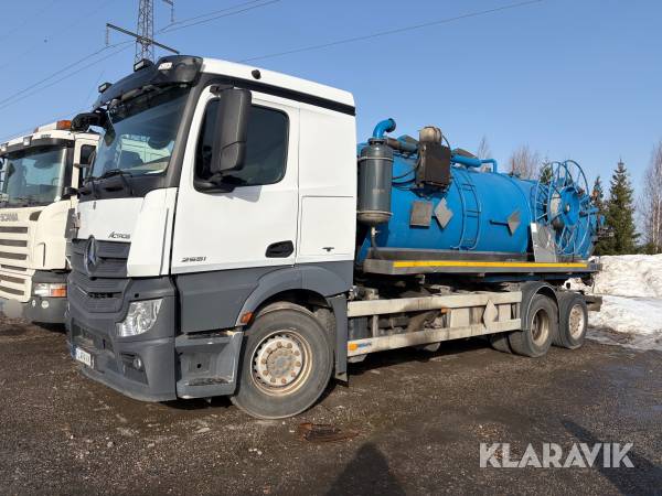 Slamsugarbil/spolbil Mercedes-Benz Arocs 12.8 Powershift 3 510hk ADR