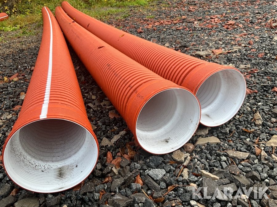 Vägtrumma Uponor 3st 200mm, 6m