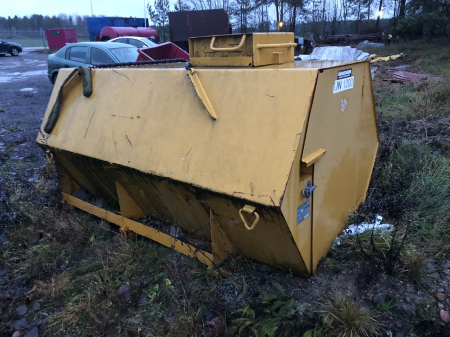 Dieseltank IBC-behållare 1500l