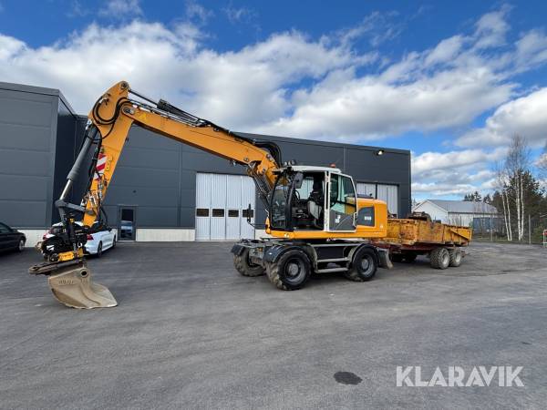 Hjulgrävare 20t Liebherr A 918 Litronic med Dumperkärra