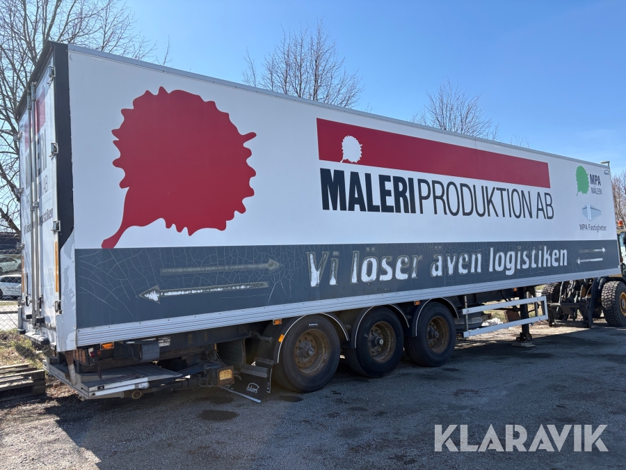 Släptrailer / förråd EKERI L-3 med öppningsbar sida
