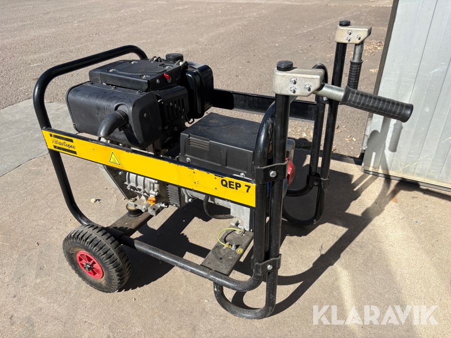 Elverk Atlas Copco QEP 7kva