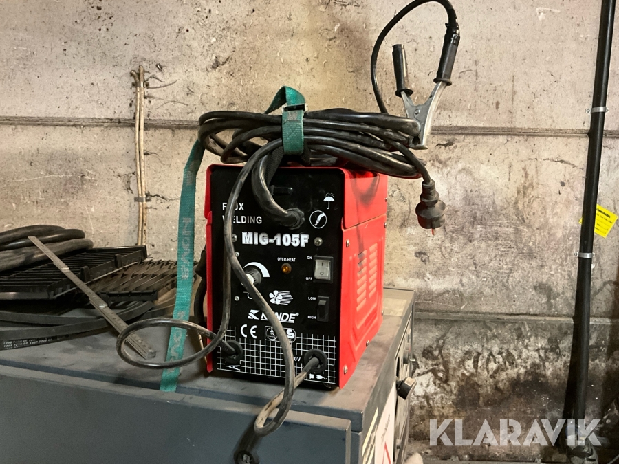 Elektrisk MIG svets Kende Flux Welding mig 105f