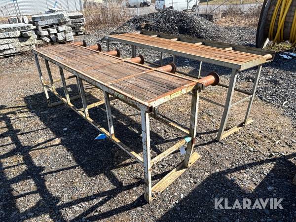 Armeringsbänk med rullar Weelu och Bendof