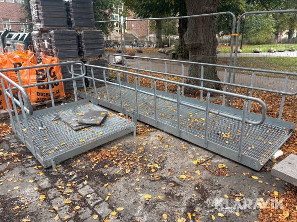 Handikappsramp med plattform