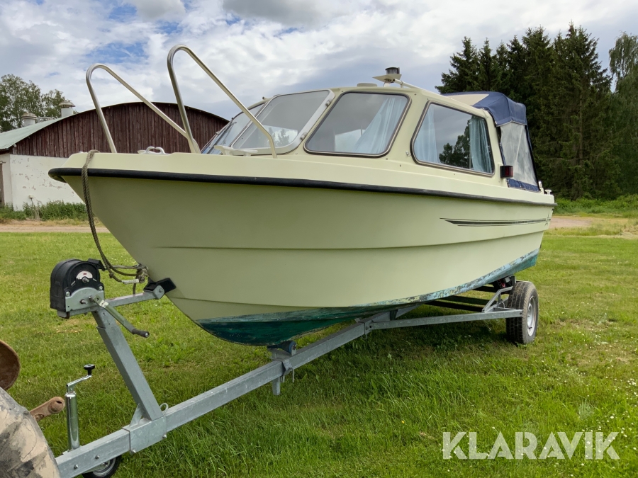 Kabinbåt JOFA 565 med båtvagn