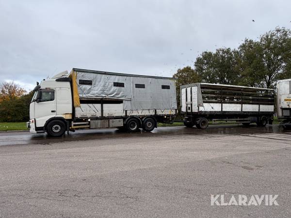 Lastbil Volvo FH 12.1 6x2 med släp