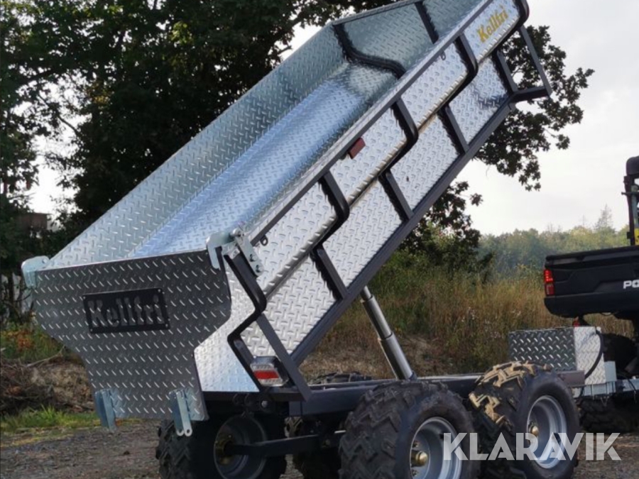 Tippvagn för ATV Kellfri 23-TV10H 1,5ton