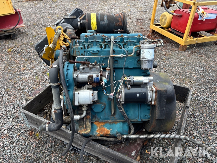 Motor från sidolastare Perkins