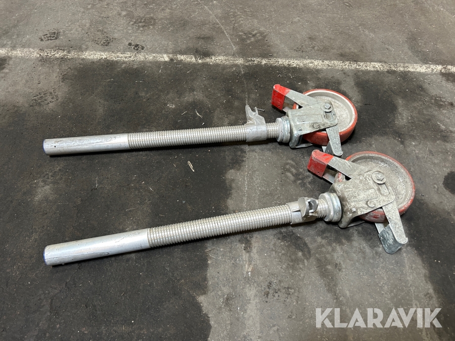 Hjul till Aluminiumställning Aluface 2 st