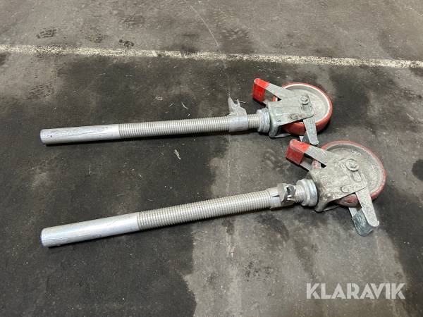 Hjul till Aluminiumställning Aluface 2 st