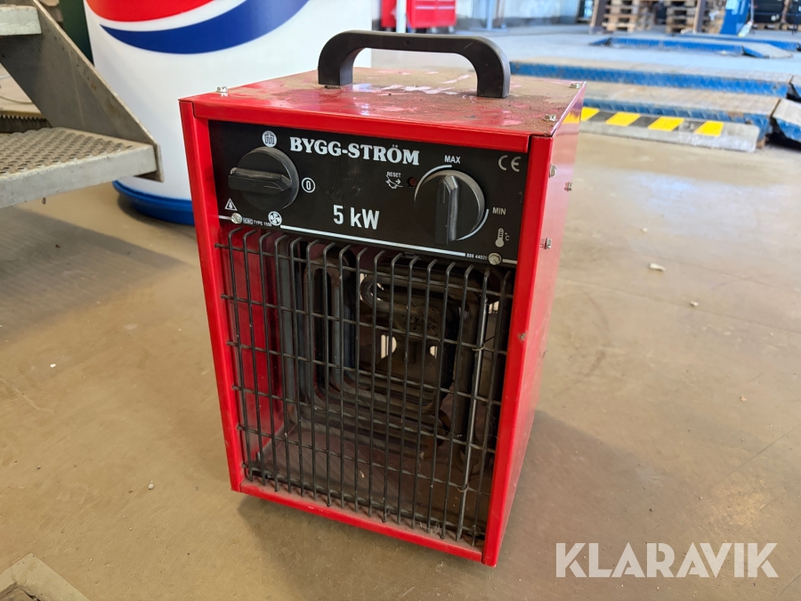 Värmefläkt 5kW Bygg-Ström 1550