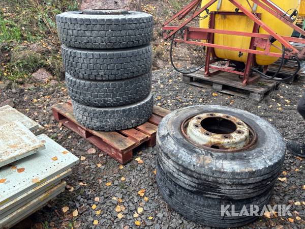 Lastbilsdäck Kumho 235/75-17.5 6st