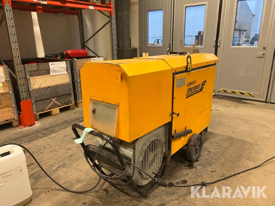 Luftvärmare värmeväxlare olja 90 kw Thermox TB110