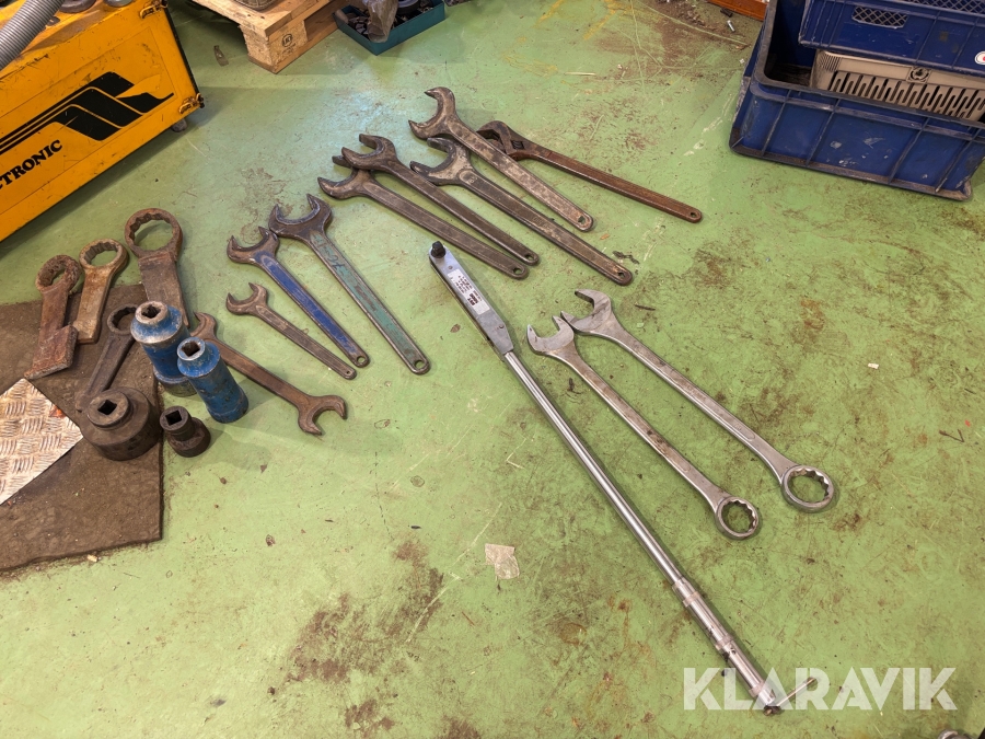 Skiftnyckel, blocknycklar, slagnycklar, hylsor