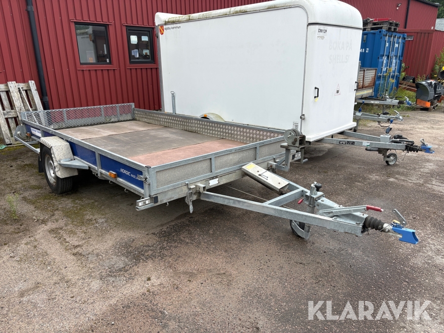 Maskinsläp Nordic Car Trailer 1500