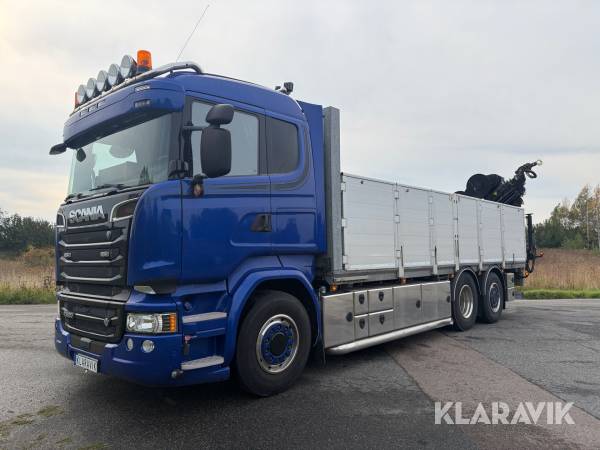 Kranbil Scania R520 V8, Brädgårdsbil