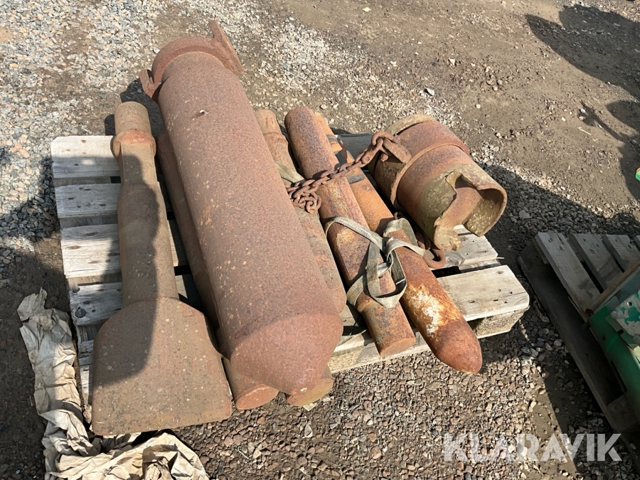Diverse tillbehör till hydraulhammare