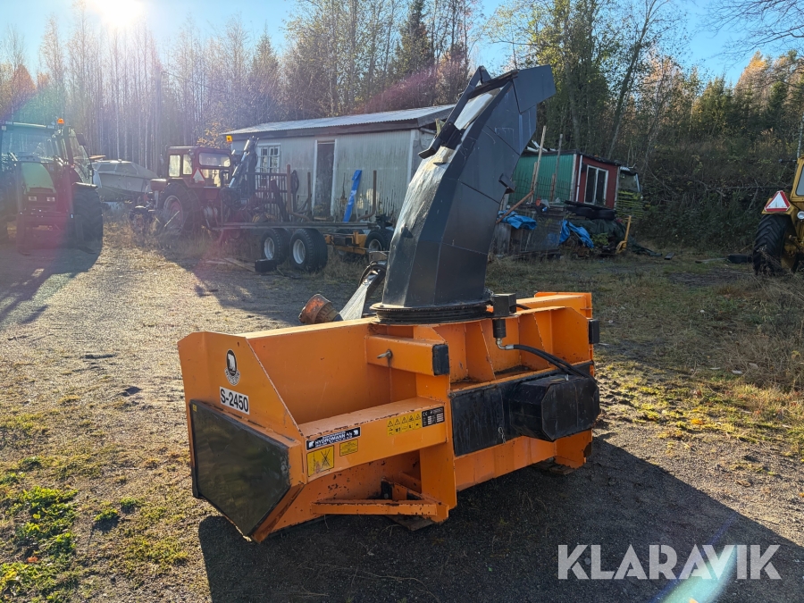 Snöslunga Maskinfabriken hydromann A/S S2450 med 3-punkt fäste