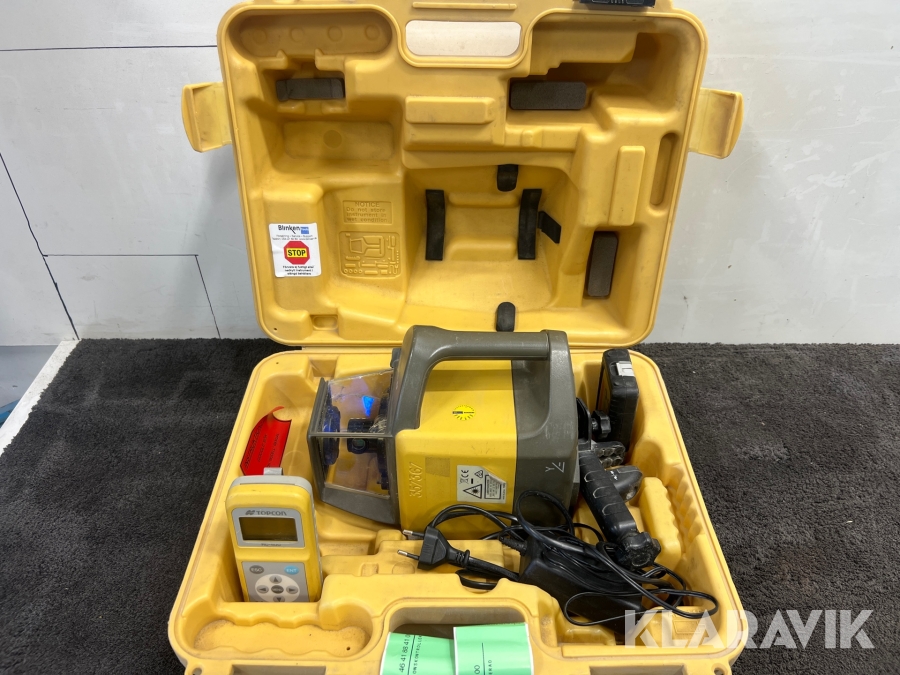 Tvåfallslaser, lasermottagare Topcon RL 200 2S, LS 100D