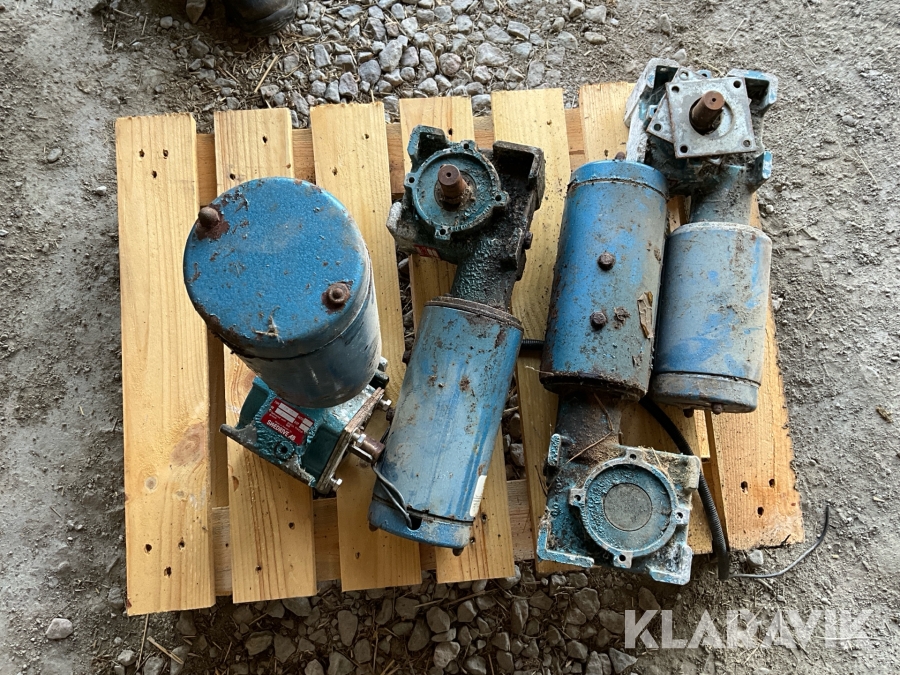 Vinkelväxel med elmotor Swedrive FM50 4st