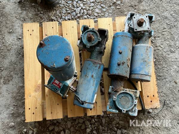 Vinkelväxel med elmotor Swedrive FM50 4st
