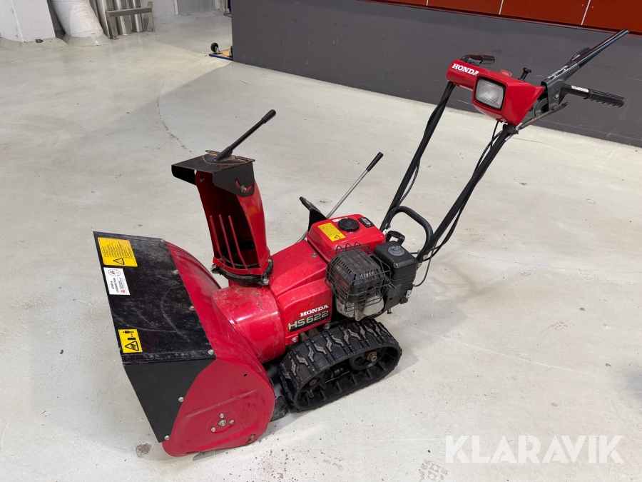 Snöslunga Honda HS 622 på larver