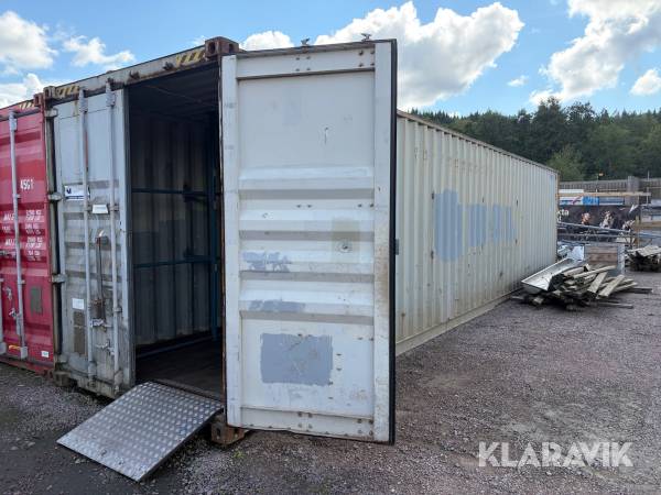 Sjöfartscontainer / Däckcontainer  40fot 252st hjul