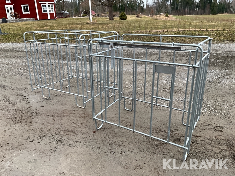 Säckstativ till vedsäck EUR pall och sjöpall