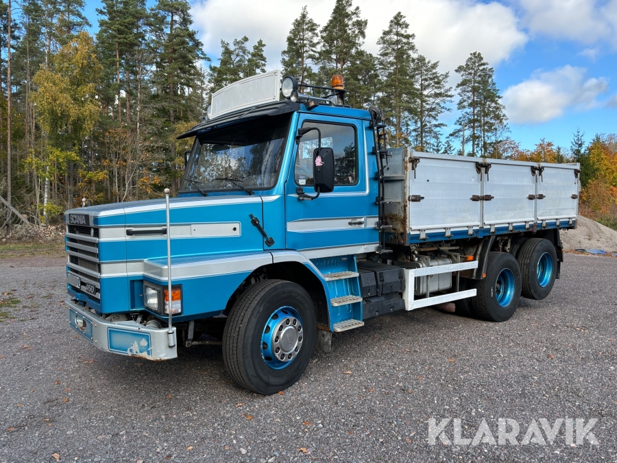 Veteranlastbil Scania T143 HL torpedare
