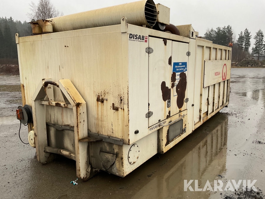 Mobilt vakuumsystem Disab Centurion LN200/8 32/18 på lastväxlarram