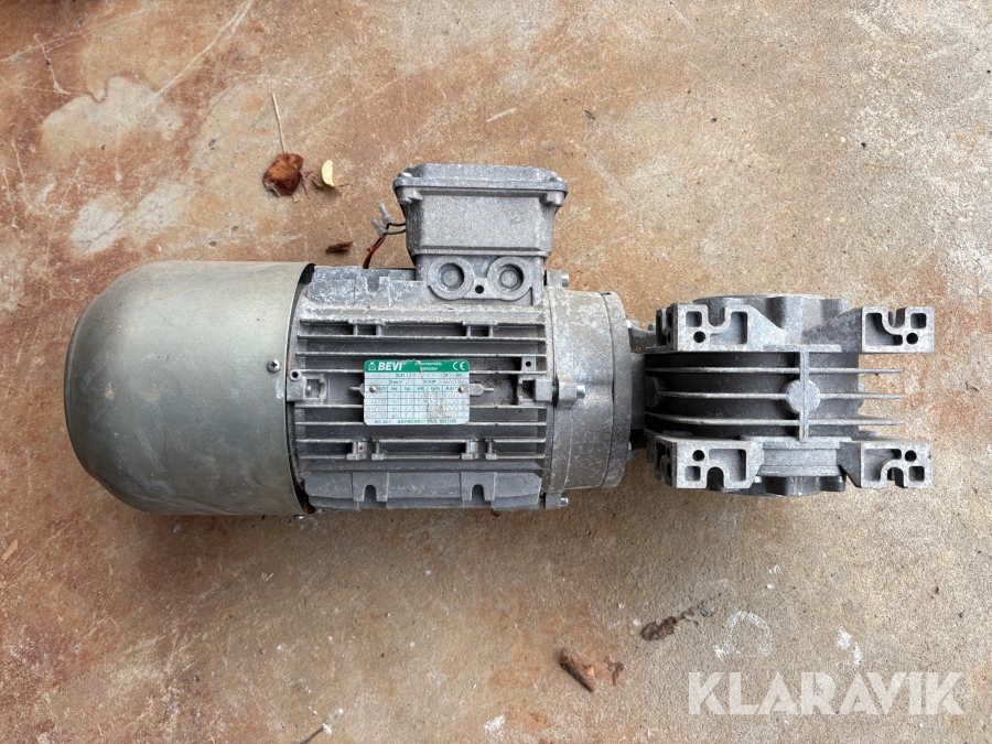 Elmotor med växel Bevi 1,5kW