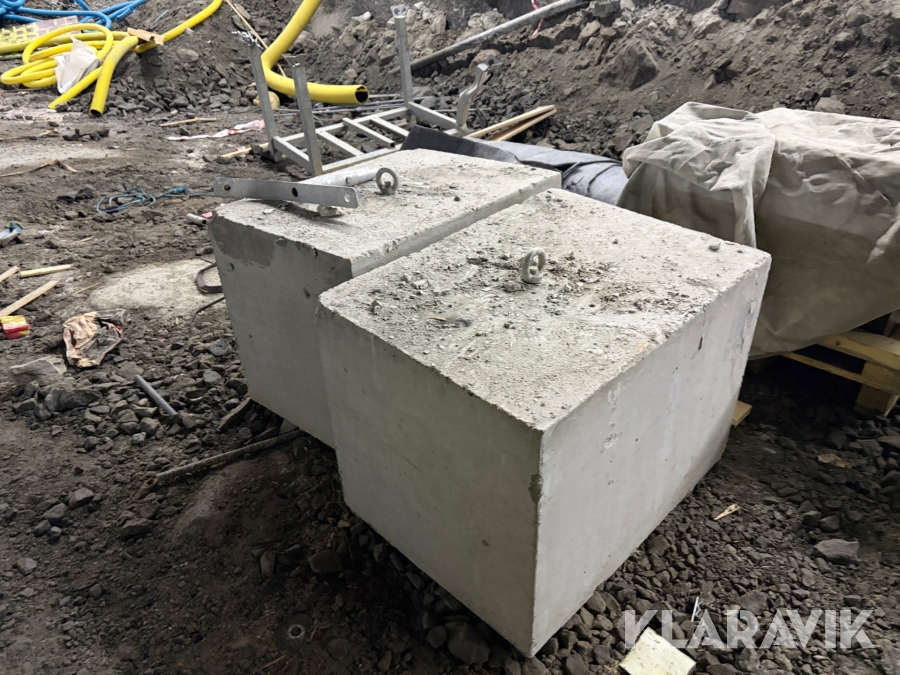 Betongblock 7 st