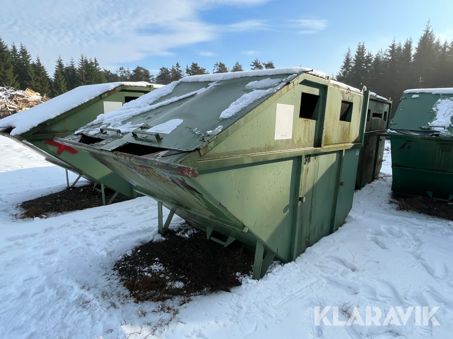 Liftdumpercontainer/Återvinningscontainer Frinab