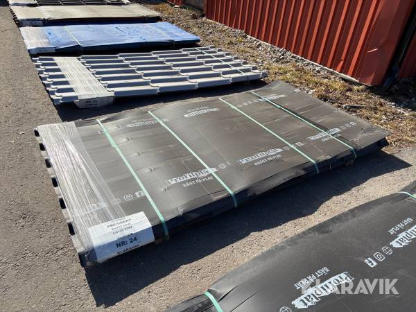 Sekund med plåt President GCM Svart 015 27st